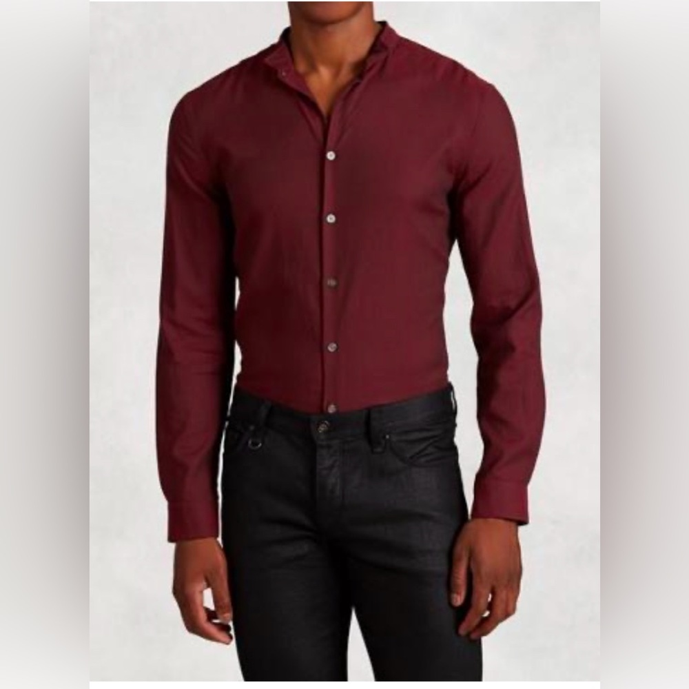 John Varvatos Wing Collar Wire Neck  Shirt.  
Size Small. 
Brand new $299